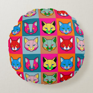 Catrix Round Pillow