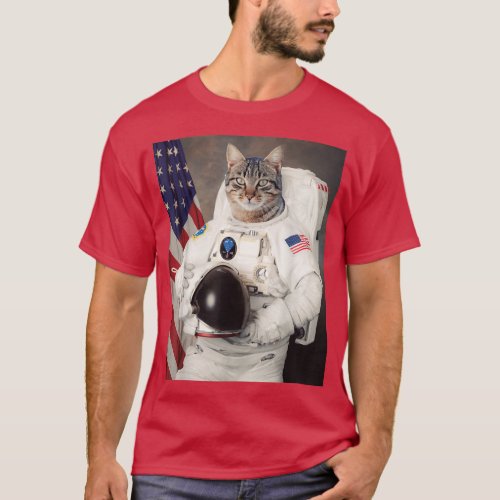 Catronaut Cat Astronaut Cat In Space Suit  T_Shirt