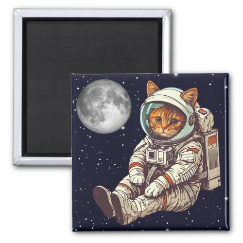 Catronaut Cat Astronaut  Magnet