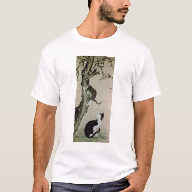 Cats, 17th century (ink on silk) T-Shirt (Front)