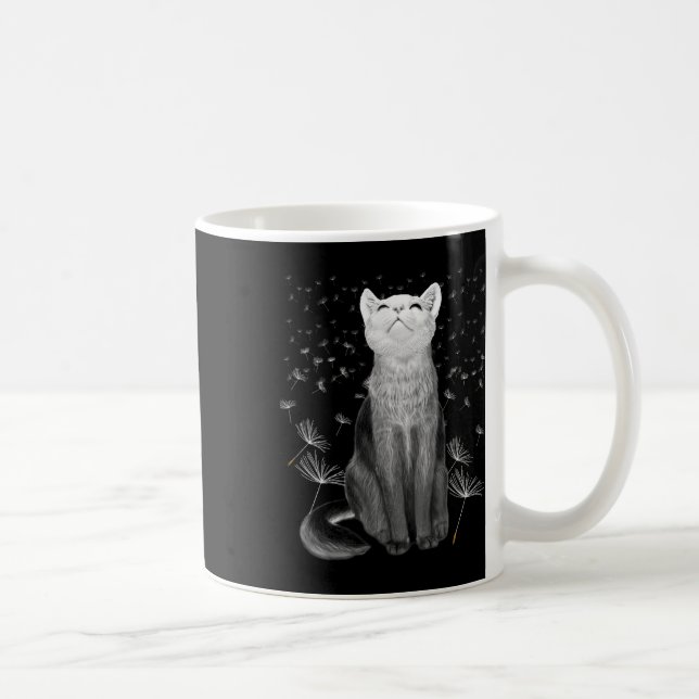 Cats 365 Cats 365 Dandelion Cat Graphic  Coffee Mug (Right)
