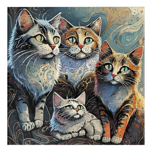 Cats Acrylic Print