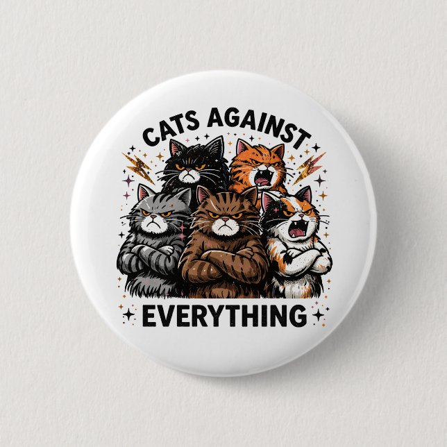 Cats Against Button (Front)