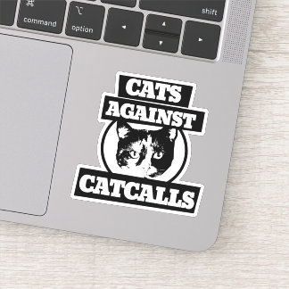 Cats against Catcalls Sticker