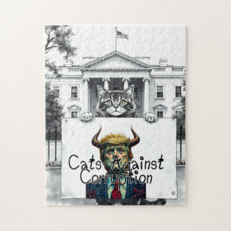 Cats Against Corruption Jigsaw Puzzle
