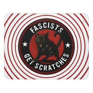 Cats Against Fascists Door Sign