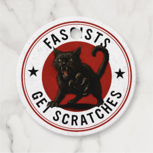 Cats Against Fascists Favor Tags