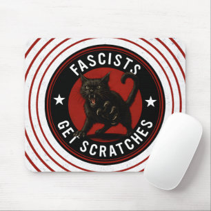 Cats Against Fascists Mouse Pad