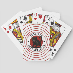 Cats Against Fascists Poker Cards