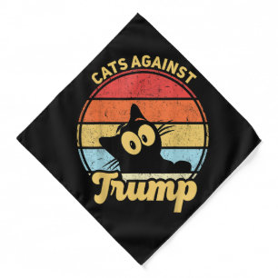 Cats Against Trump Bandana