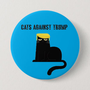 cats against trump button