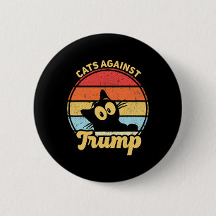 Cats Against Trump Funny Anti Trump 2020 Election Button