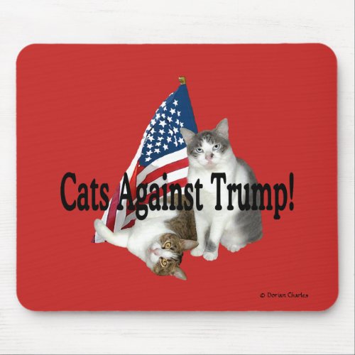 Cats Against Trump Mousepad