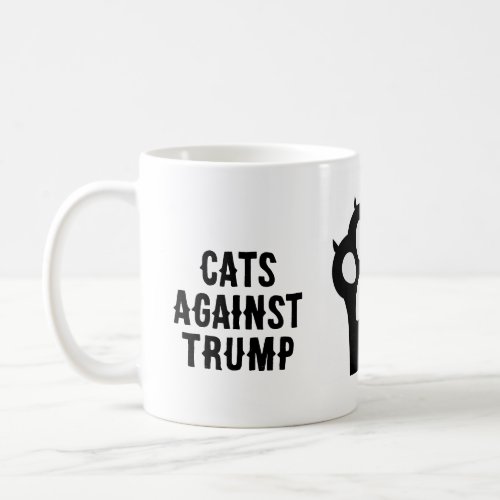 Cats Against Trump Political Mug