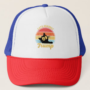 Cats Against Trump Trucker Hat