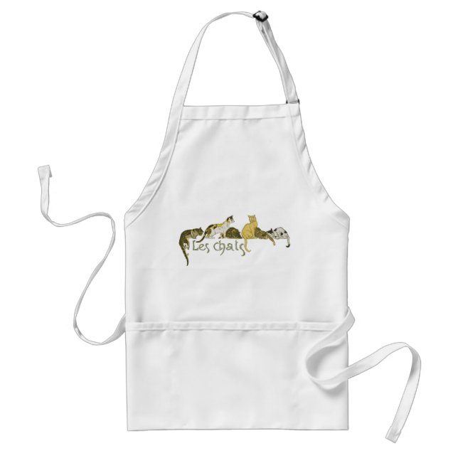 Cats, Alexandre Steinlen Adult Apron (Front)