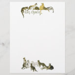 Cats, Alexandre Steinlen Letterhead<br><div class="desc">Théophile Alexandre Steinlen, frequently referred to as just Steinlen (November 10, 1859 – December 13, 1923), was a Swiss-born French Art Nouveau painter and printmaker. In addition to paintings and drawings, he also did sculpture on a limited basis, most notably figures of cats that he had great affection for as seen in many of his paintings....</div>