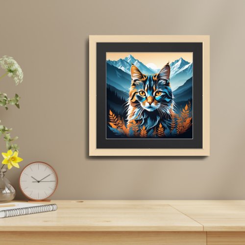  Cats Alpine Adventure Framed Art