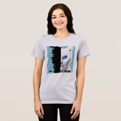 Cat&#39;s Anatomy woman t-shirt