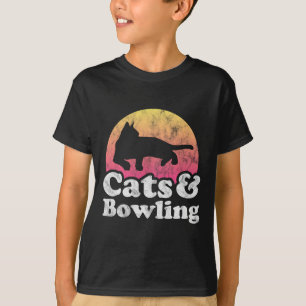 Cats And Bowling Men's Or Women's Cat And Bowling T-Shirt