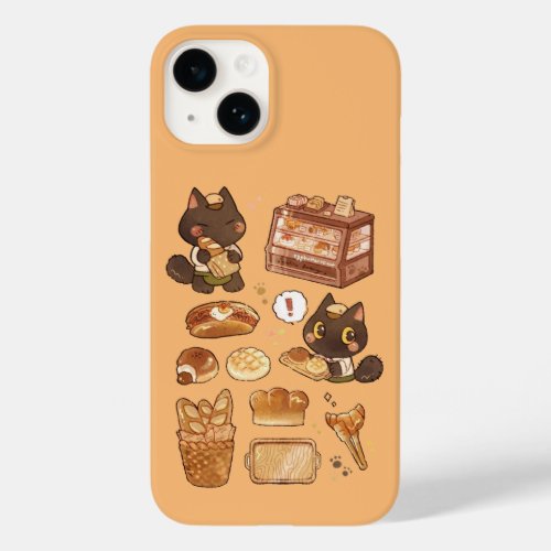 Cats and Bread and Baking Baker Neko Case_Mate iPhone 14 Case