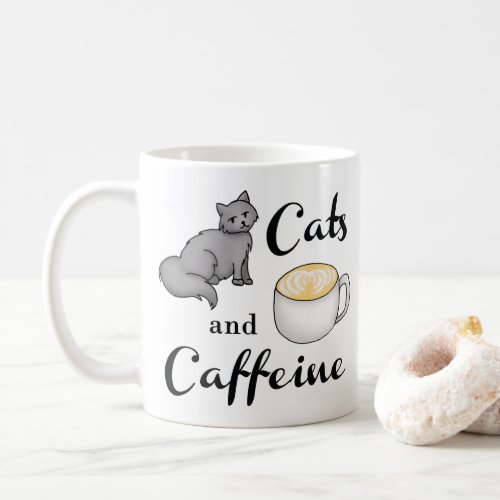Cats and Caffeine Coffee Mug