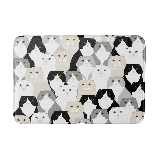Cats and Cats Bathmat (Front)