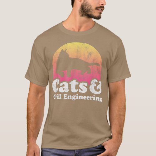Cats and Civil Engineering Cat and Civil Engineer  T_Shirt