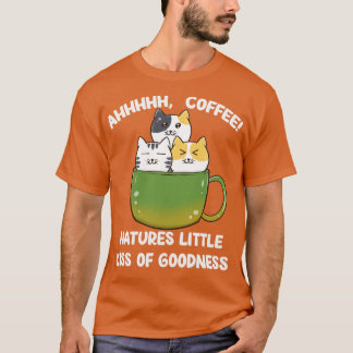 Cats And Coffee Cat Lover Coffee Lover     T-Shirt