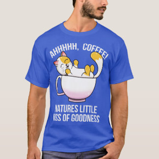 Cats And Coffee Cat Lover Coffee Lover T-Shirt