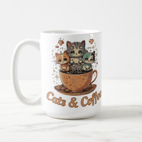 Cats And Coffee  Coffee Mug