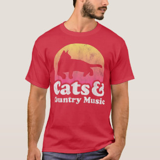 Cats and Country Music Men's or Women's Cat T-Shirt