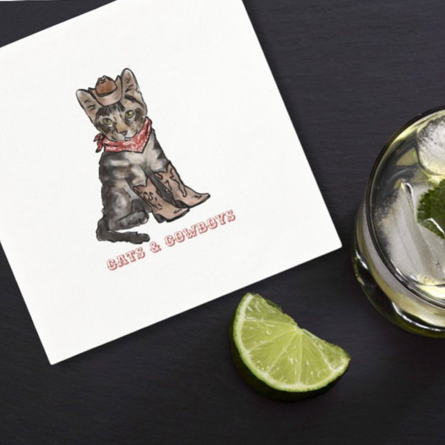 cats and cowboys  napkins (Creator Uploaded)