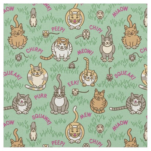 Cats and Critters Fabric