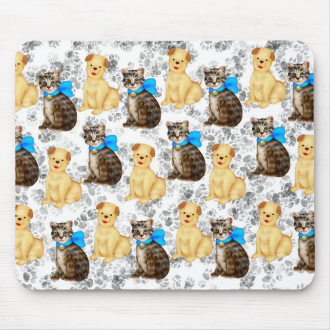 cats and dogs2 mouse pad (Front)