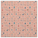 Cats and Dogs and The Toys they Love Fabric