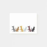 Cats And Dogs Cartoon Pattern Post-it Notes at Zazzle