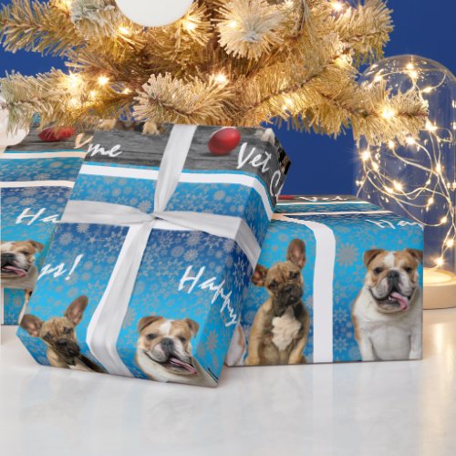  Cats and Dogs Veterinarian Christmas  Wrapping Paper