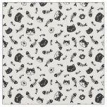 cats and fishbone fabric