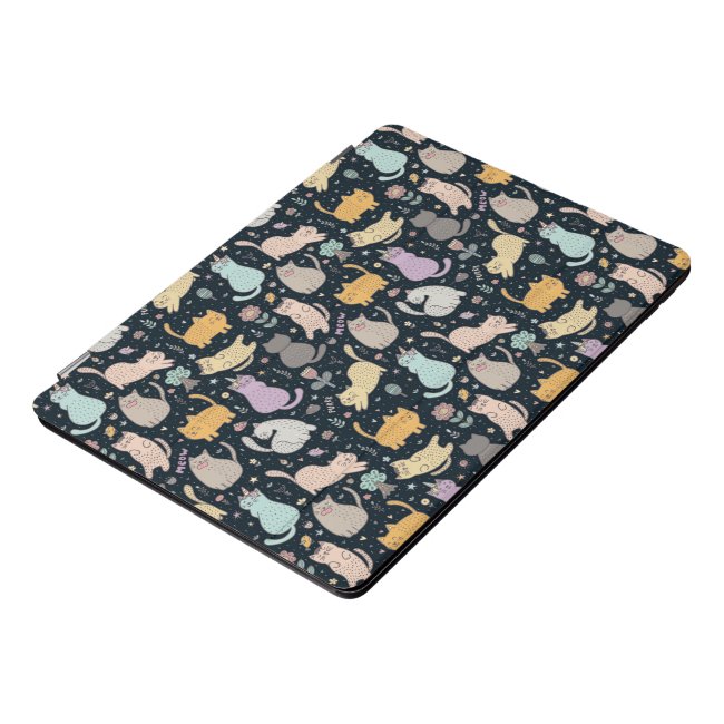 Cats and Flowers Design iPad Pro Case