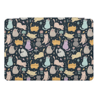 Cats and Flowers Design iPad Pro Case