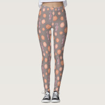 Cats and flowers leggings