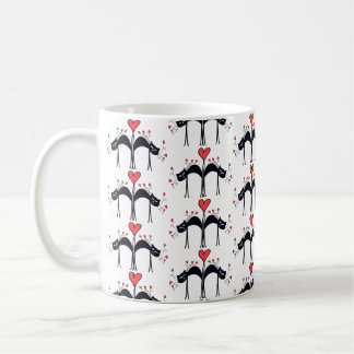 Cats and Hearts Coffee Mug