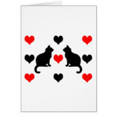 Cats and hearts pattern (Front)