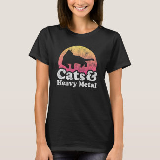 Cats and Heavy Metal Men's or Women's Cat T-Shirt