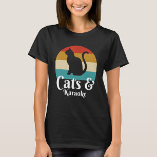 Cats And Karaoke T-Shirt