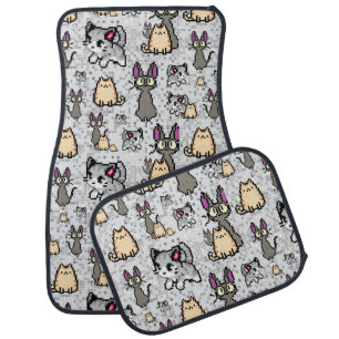 Cats and Kittens 2 Car Floor Mat