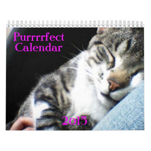 Cats and kittens calendar 2015