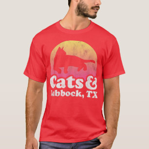 Cats and Lubbock, TX Men's or Women's Cat and Teas T-Shirt