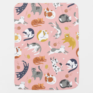 Cats and More Cats Baby Blanket